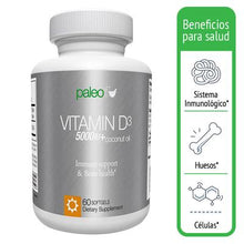 Load image into Gallery viewer, VITAMIN D3 5000 IU