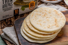 Load image into Gallery viewer, EXTRA THIN AREPAS UNCOOKED (10 unindades)
