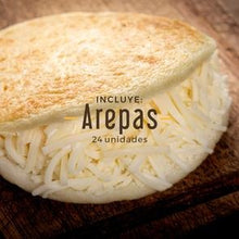 Load image into Gallery viewer, AREPAS DE QUESO (24 unidades)
